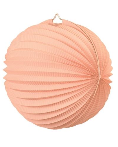 Accordion Lantern 25cm – Peach