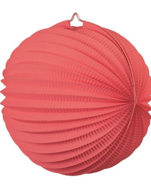 Accordion Lantern 35cm – Coral