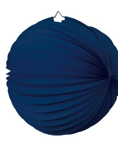 Accordion Lantern 35cm – Navy Blue