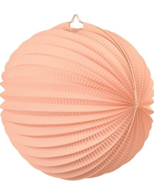 Accordion Lantern 35cm – Peach