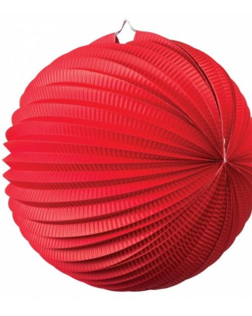 Accordion Lantern 35cm – Red