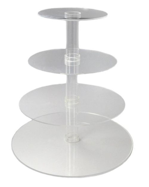 Acrylic Cupcake Stand – 4 Tier