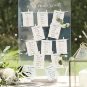 Acrylic Wedding Table Plan Kit