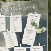 Acrylic Wedding Table Plan Kit