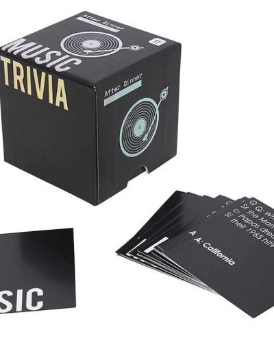 After Dinner Music Trivia Game