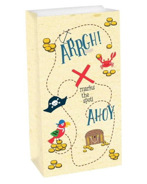 Ahoy Pirate Treat Bags 8pk