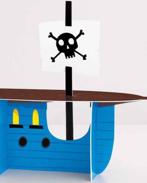 Ahoy Pirate Ship Centrepiece