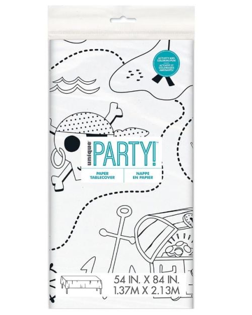 Ahoy Pirate Paper Tablecover