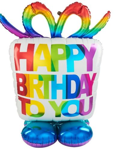 AirLoonz Birthday Present Foil Balloon