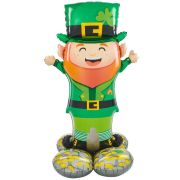 AirLoonz Lucky Leprechaun Foil Balloon