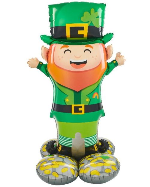 AirLoonz Lucky Leprechaun Foil Balloon
