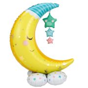 AirLoonz Moon & Stars Foil Balloon