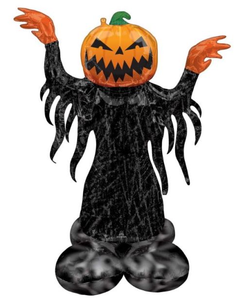 AirLoonz Pumpkin Head Foil Balloon