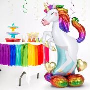 AirLoonz Unicorns & Hearts Foil Balloon