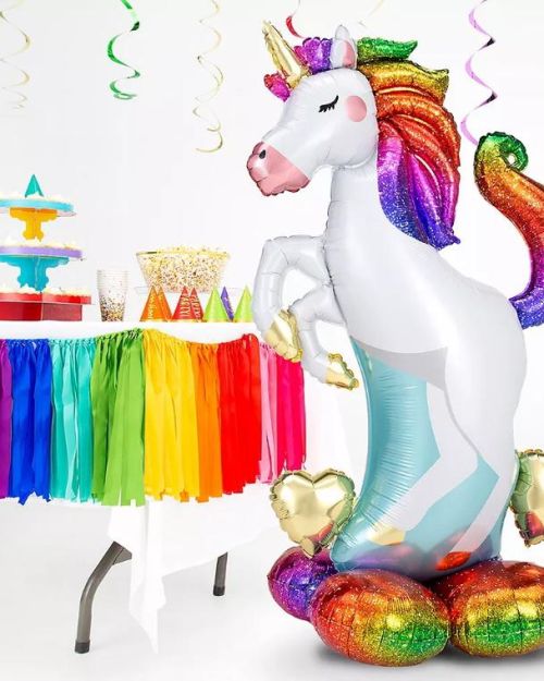 AirLoonz Unicorns & Hearts Foil Balloon
