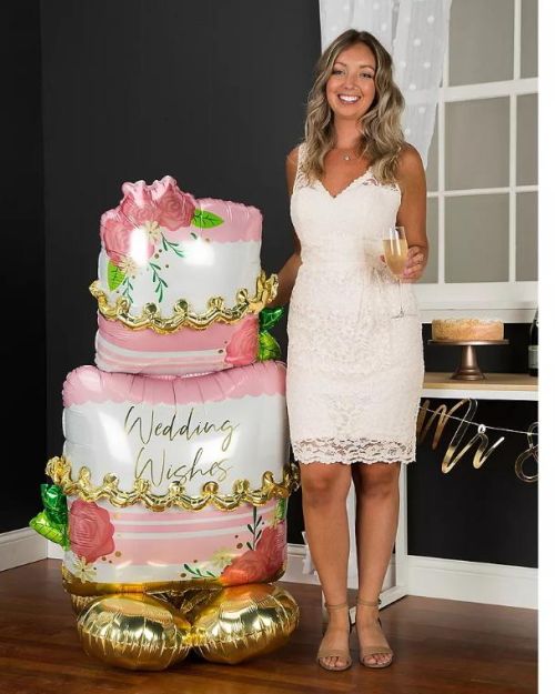 AirLoonz Wedding Cake Foil Balloon