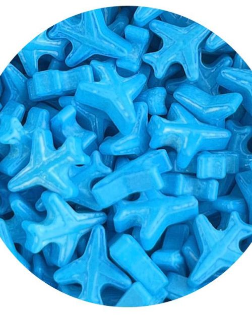 Blue Aeroplane Sprinkle Shapes