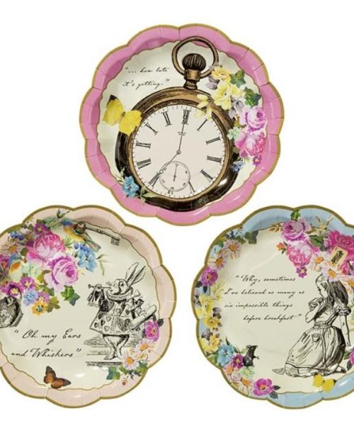 Truly Alice Dainty Plates 12pk