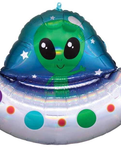 Alien Space Ship SuperShape Foil Balloon