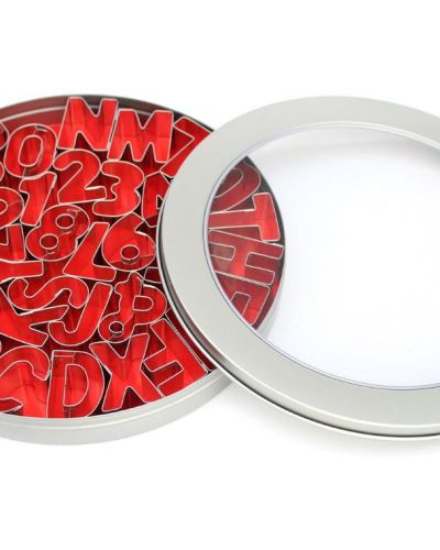Alphabet & Number Cookie Cutter Set