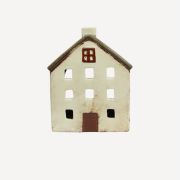 Alsace Tea Light Wide Chalet Olive Green