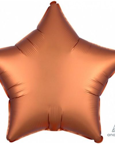 Star Shaped Foil Balloon – Satin Luxe Amber