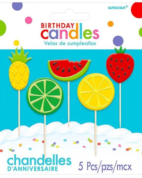 Fruit Candles 5pk