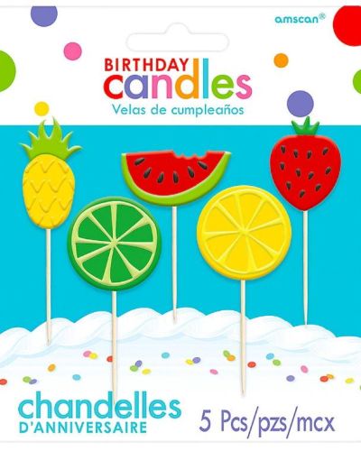 Fruit Candles 5pk