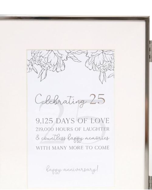 Anniversary Photo Frame – 25 Years
