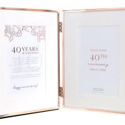 Anniversary Photo Frame – 40 Years