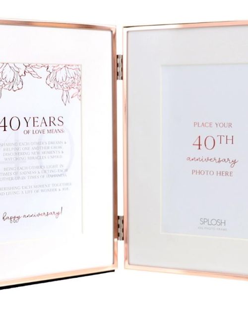 Anniversary Photo Frame – 40 Years