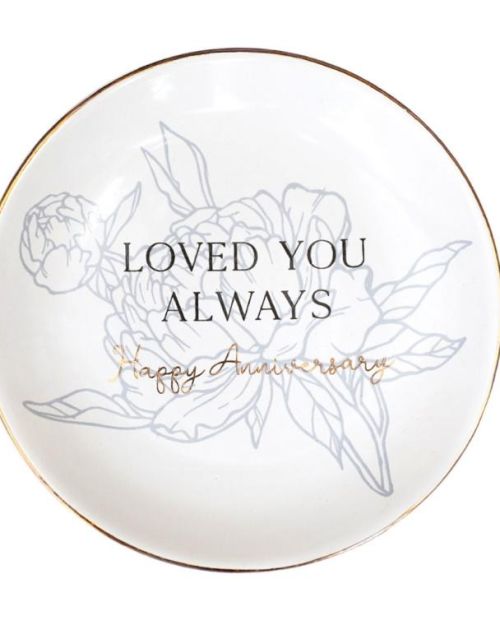 Anniversary Trinket Plate – Love
