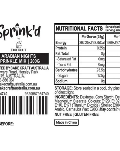 Sprink’d Arabian Nights Sprinkle Tray