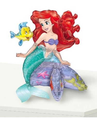 Ariel The Little Mermaid Sitting Foil Balloon