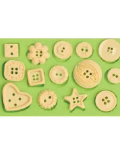 Assorted Buttons Silicone Mould