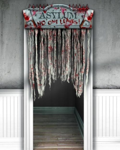 Asylum Bloody Doorway Curtain