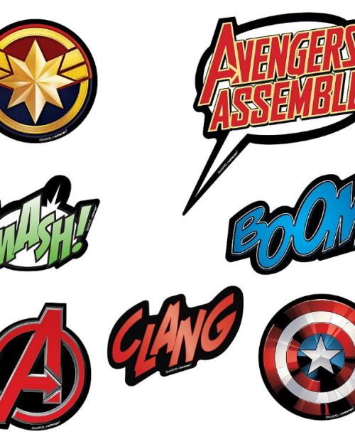 Avengers Vinyl Cling Decorations