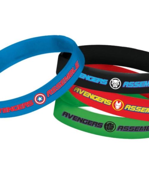 Avengers Wristbands 4pk