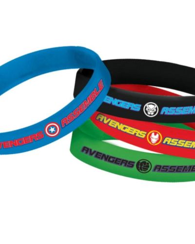 Avengers Wristbands 4pk