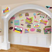 Awesome 80s Cutouts 30pk