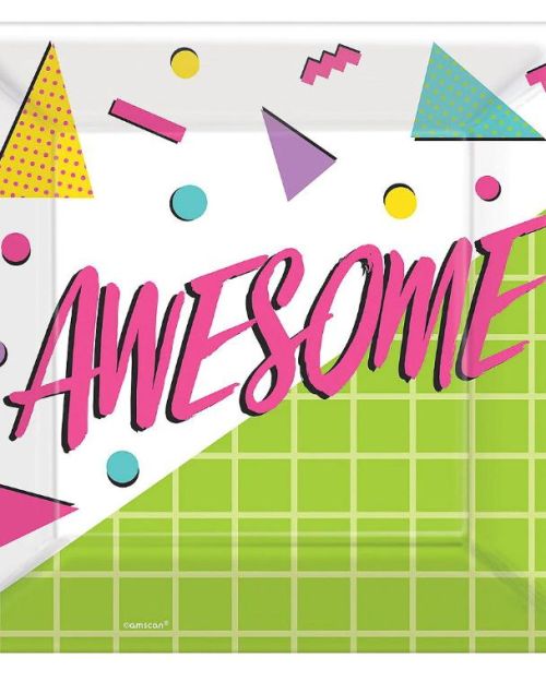 Awesome 80s Dinner Plates 8pk