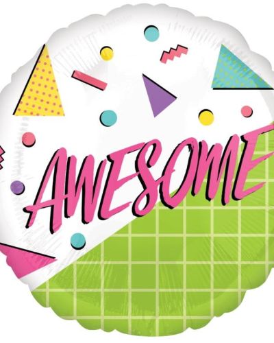 Awesome 80s Foil Balloon