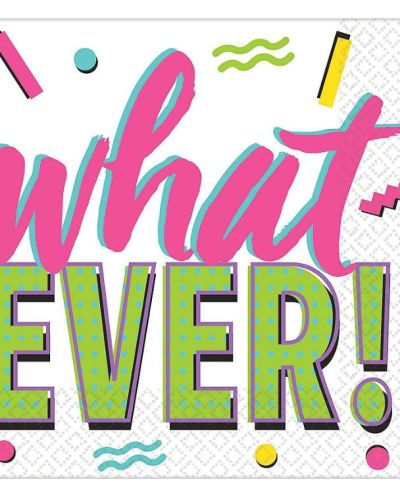 Awesome 80s Lunch Napkins 16pk