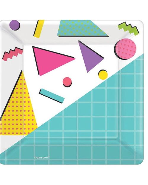 Awesome 80s Lunch Plates 8pk
