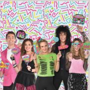 Awesome 80s Party Scene Setter with Photo Props