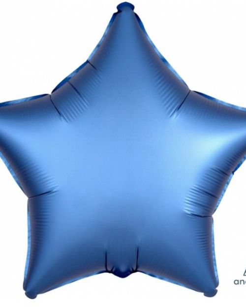 Star Shaped Foil Balloon – Satin Luxe Azure