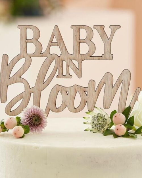 Baby in Bloom Cake Topper