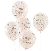Baby in Bloom Confetti Balloons 5pk