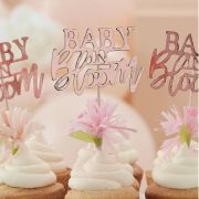 Baby in Bloom Cupcake Toppers 12pk