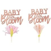 Baby in Bloom Cupcake Toppers 12pk